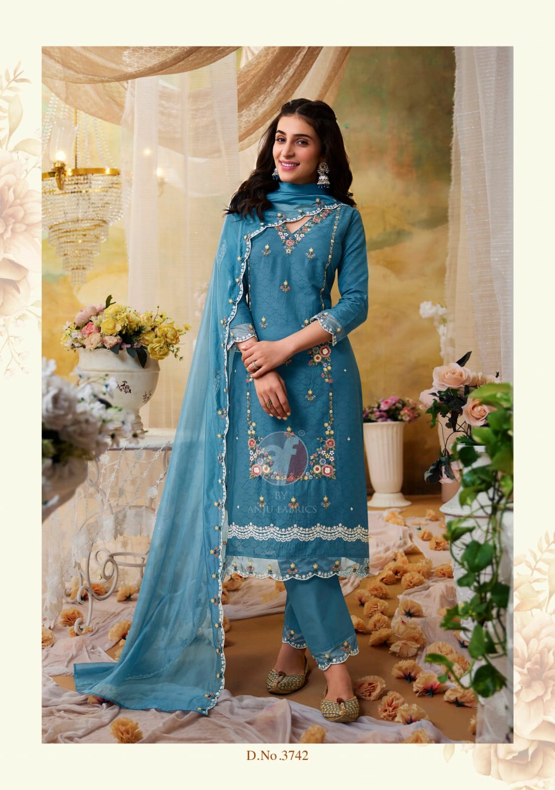 Cotton Queen By Af Designer Plus Size Kurti With Bottom Dupatta Wholesale Clothing Suppliers In India